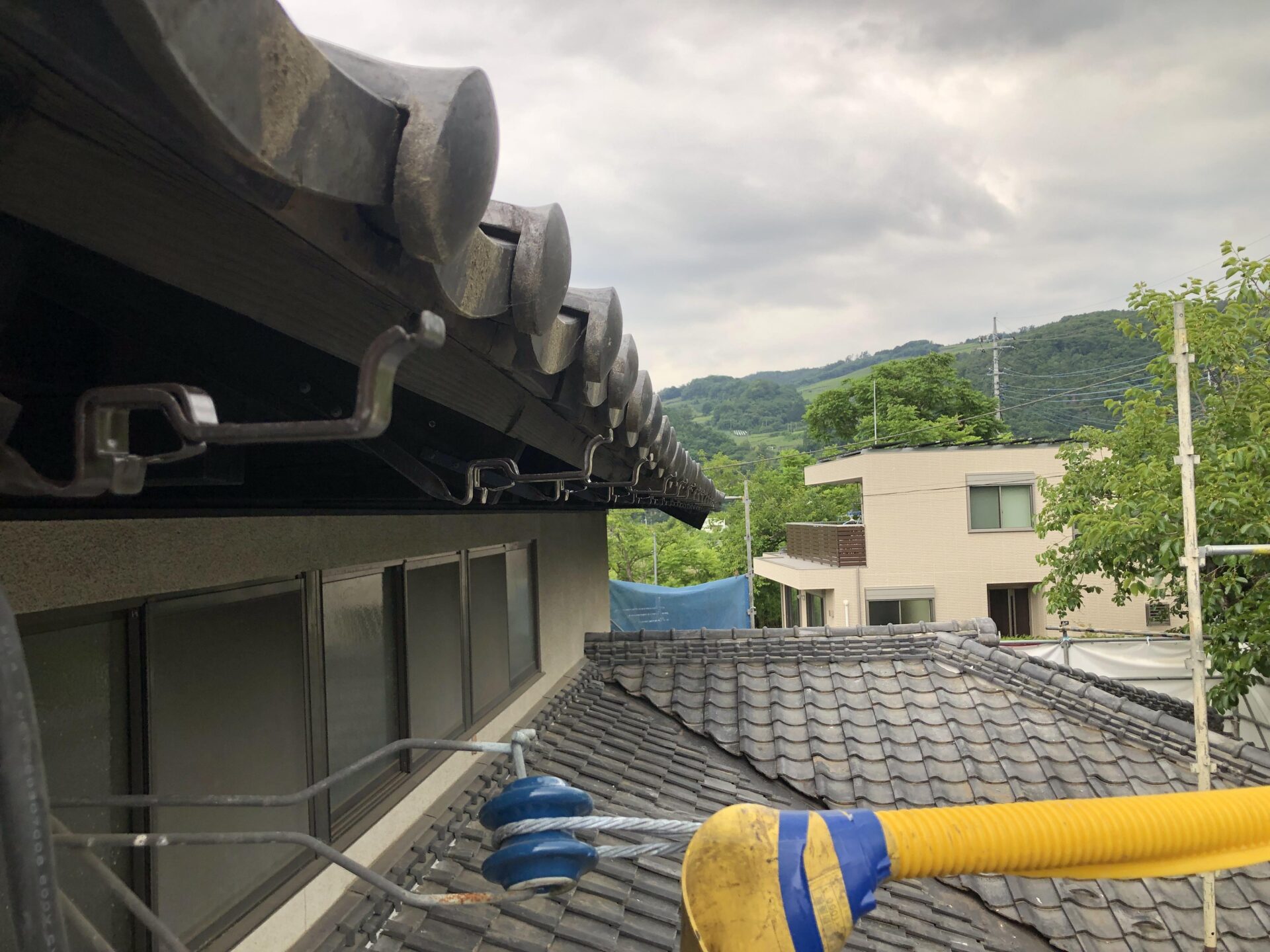 軒金具の取り付け